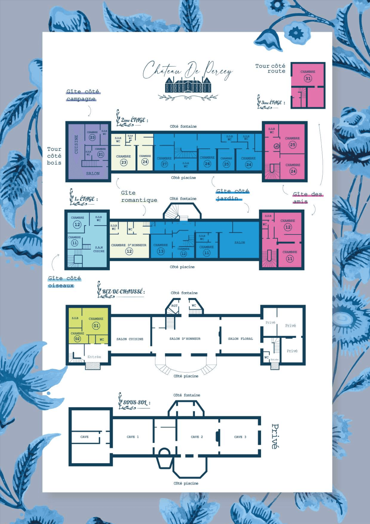 Plan du chateau